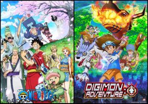 One Piece dan Digimon Adventures